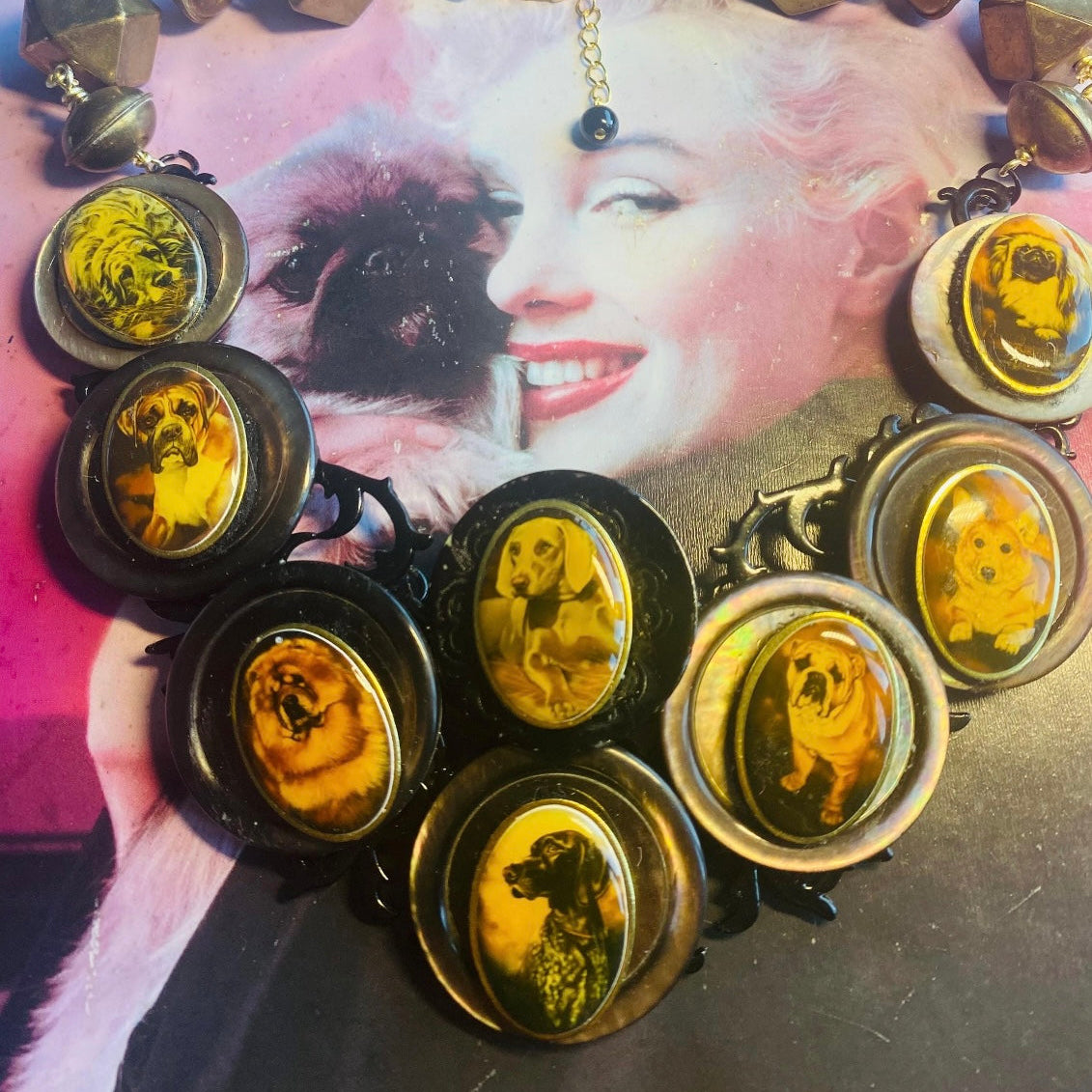 FOR the LOVE of DOGS Statement Necklace