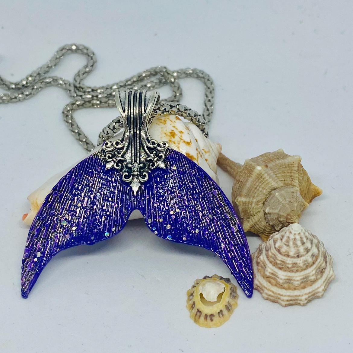 Mermaid of Zennor Necklace - Purple