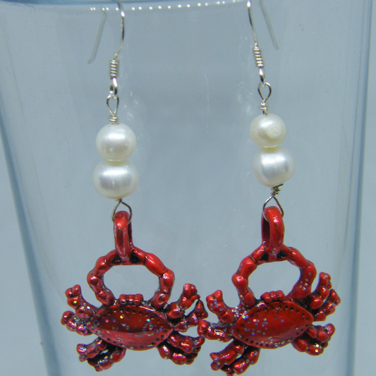 Cornish Crab Earrings