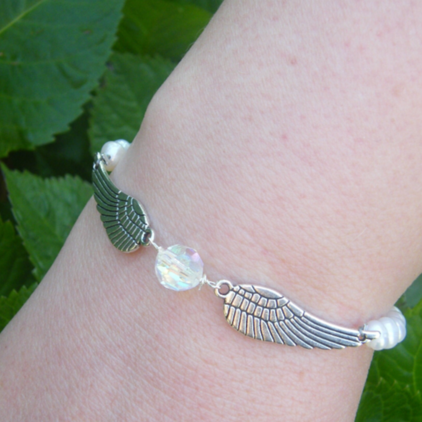 Guardian Angel Freshwater Pearl Bracelet