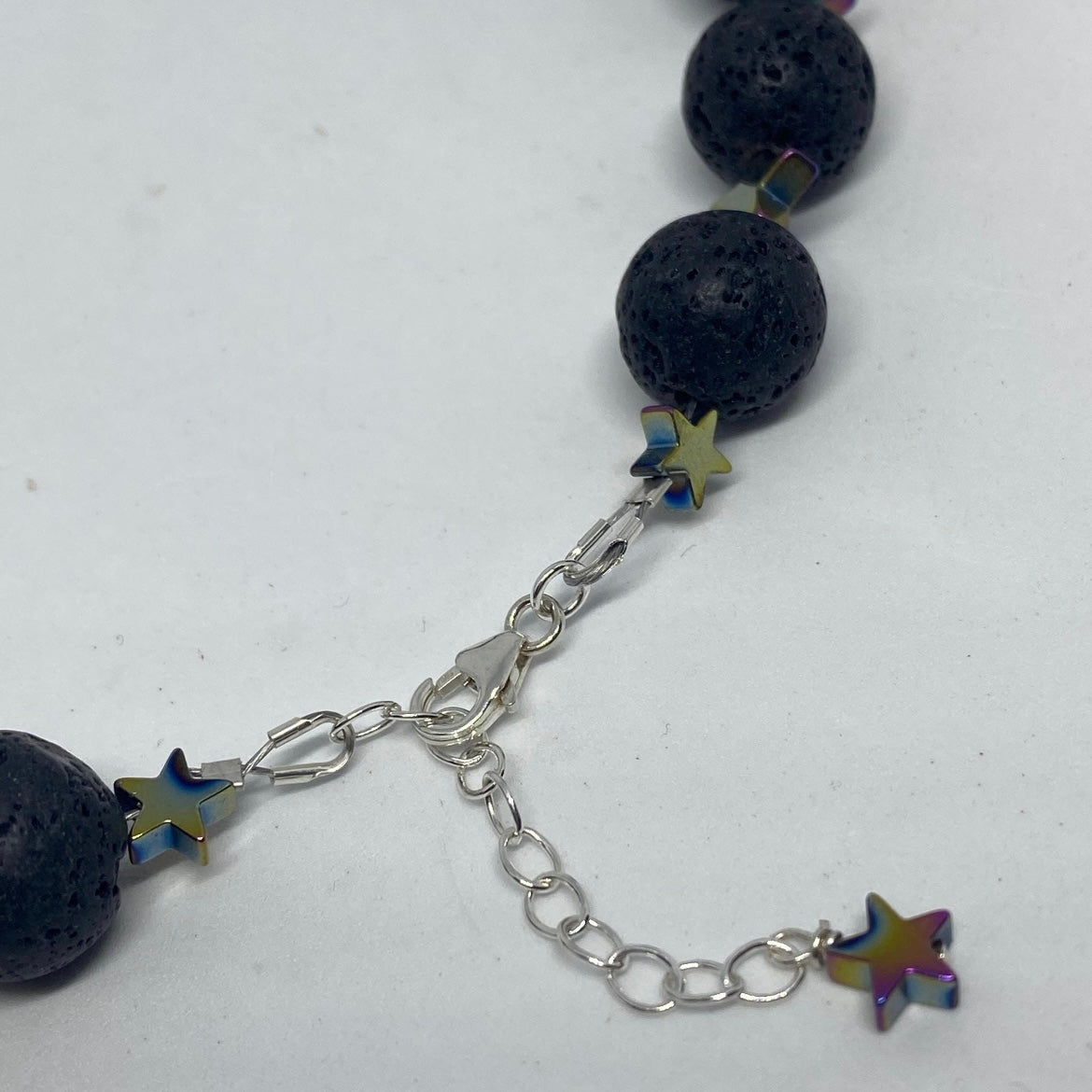 ROCK STAR Tektite & Hematite Unisex Necklace