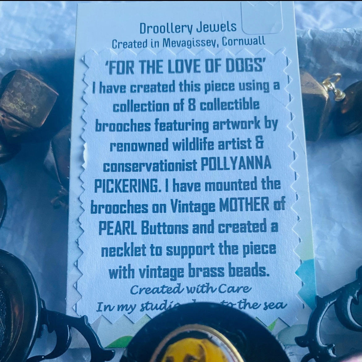 FOR the LOVE of DOGS Statement Necklace