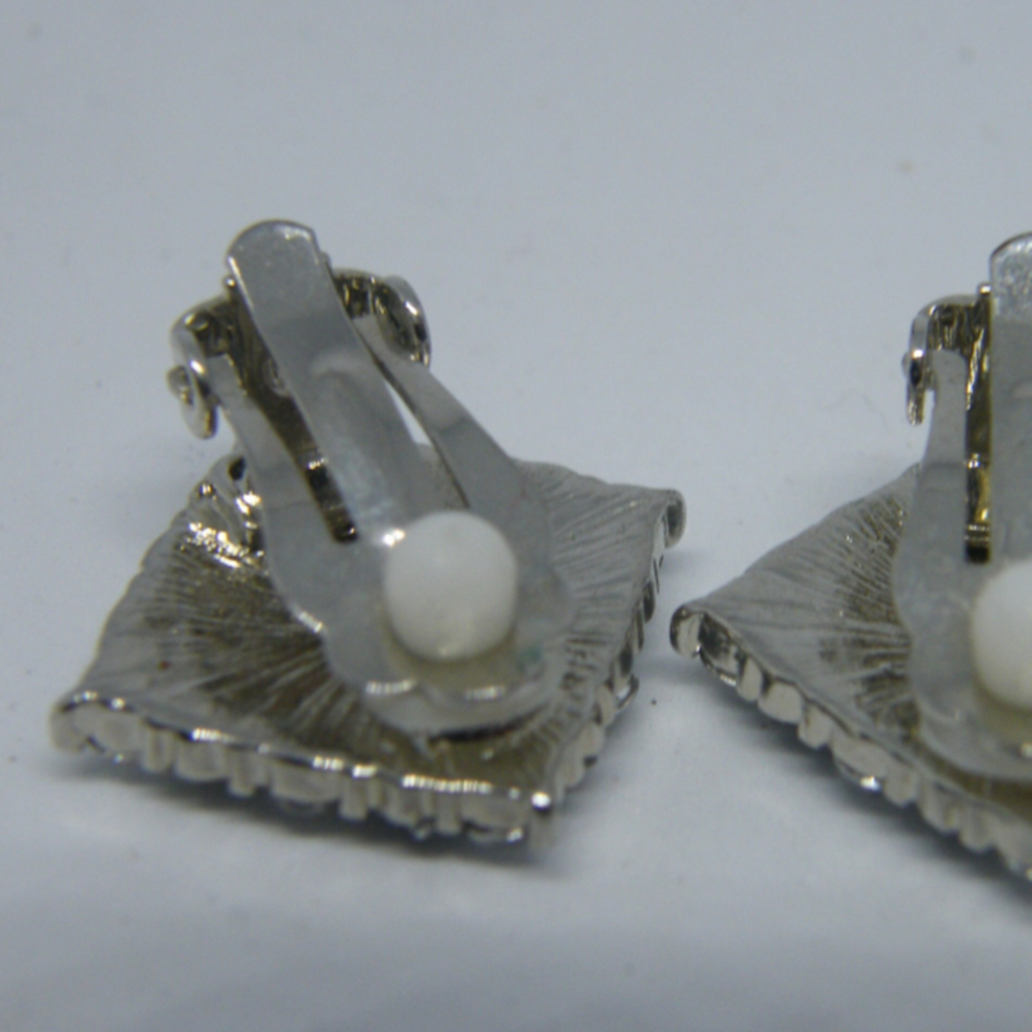 Duo of Vintage Diamanté Earrings