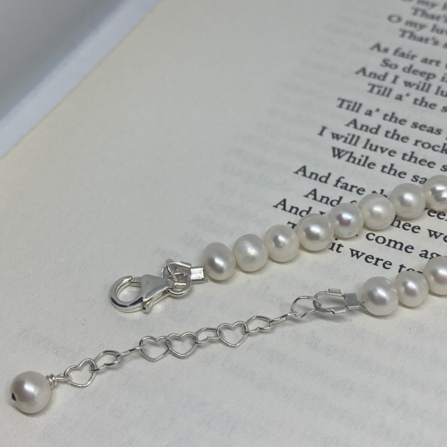 Horseshoe Pearl Necklace