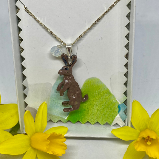 MOON GAZING Hare Necklace