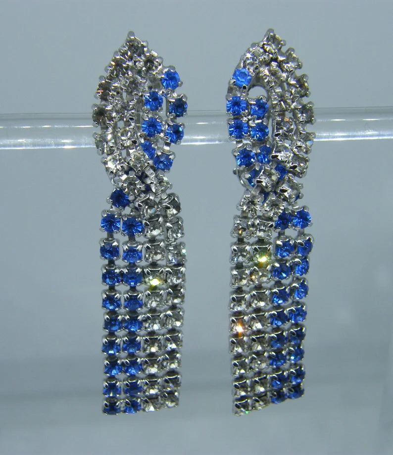 Vintage Rhinestone Earrings