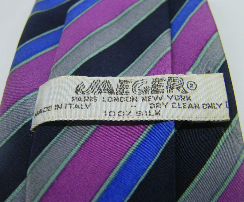 JAEGER Pure SILK Vintage tie